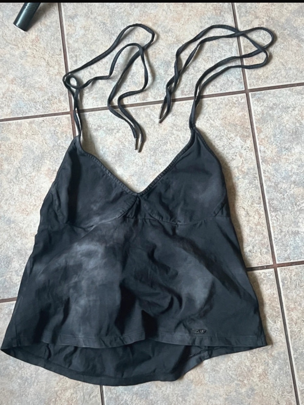 DIESEL Black Tie-Strap Camisole